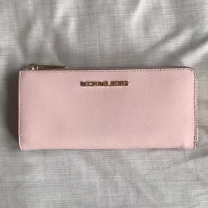 Michael Kors pastel pink wallet